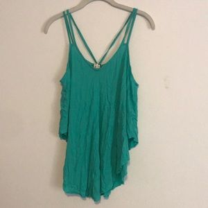 Sea green tank top